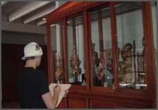 Every day, students and visitors are viewing more than 250 objects in the permanent collection.